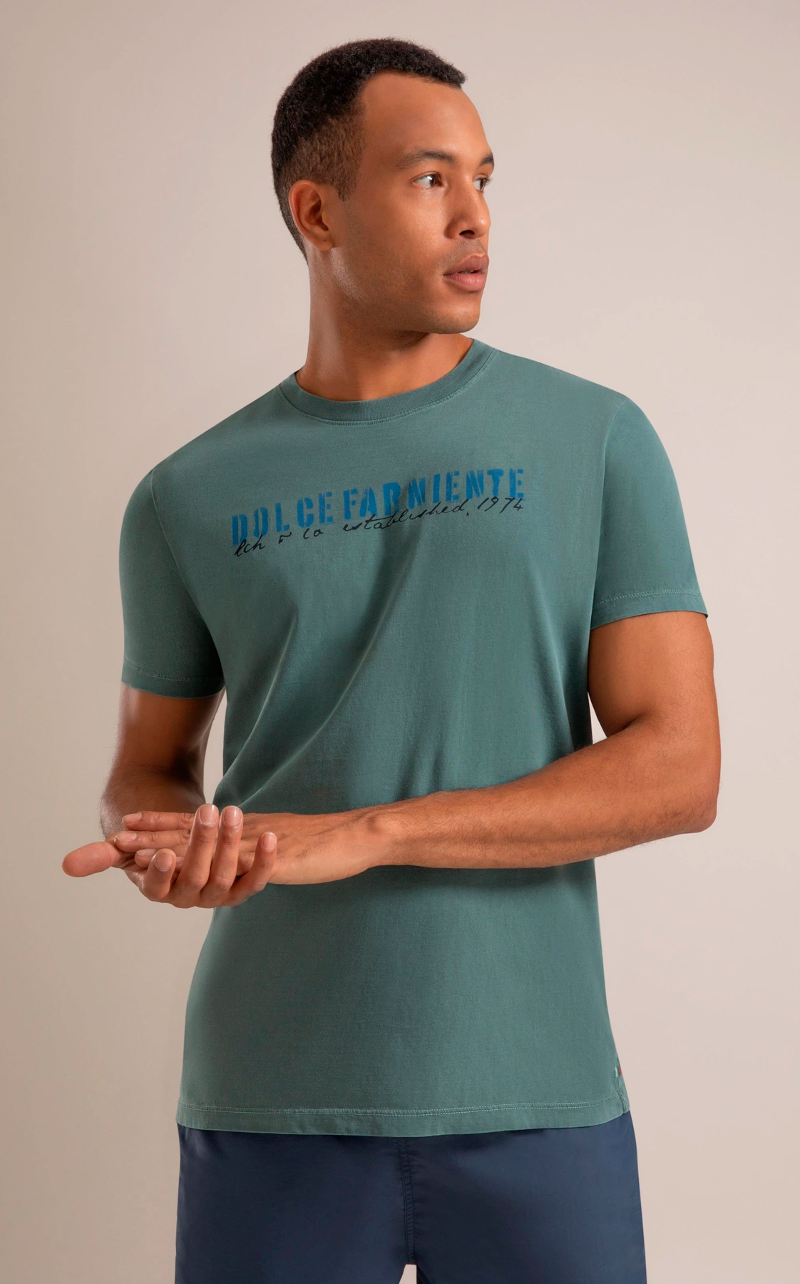 T-Shirt Mm Washed Dolce Far Niente Fte Bottle