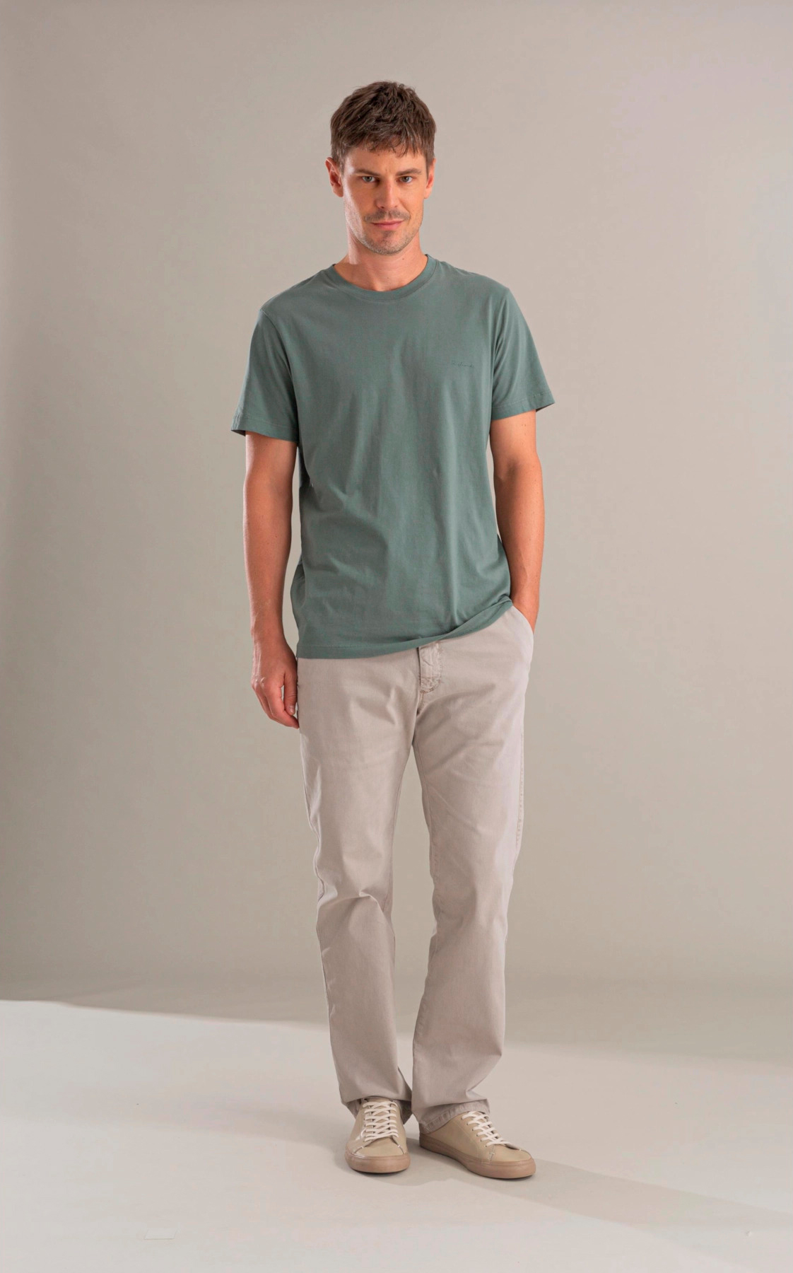 Calça Chino Relax Con Silver