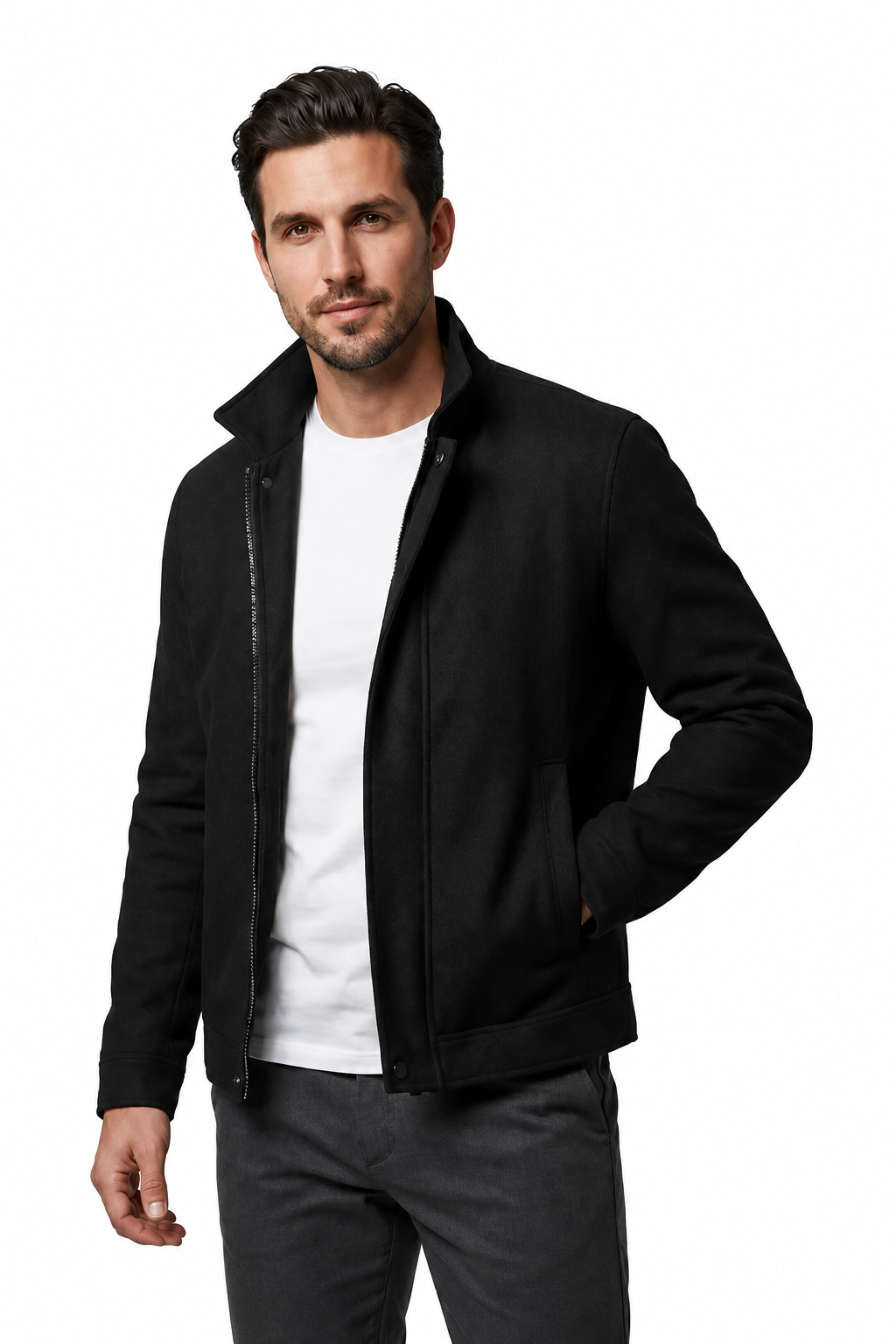 Jaqueta Suede Golf Classic